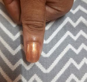 Brown &amp; Orangish Nail Polish