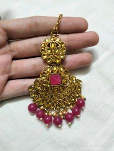 Maangtika And Earrings