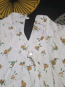 Floral Embroidered Ladies Top