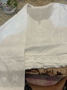 Cotton Handwork Chikankari Kurti