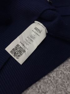 AMI Paris Navy Cardigan