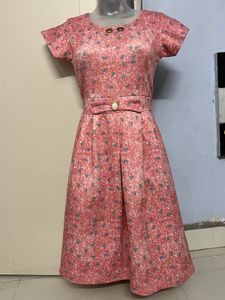 Pintrest Floral Print Fit &amp; Flare Dress