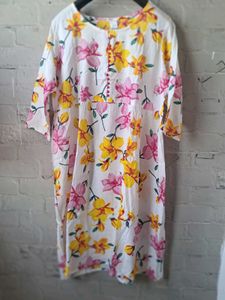 Floral Print Kurta