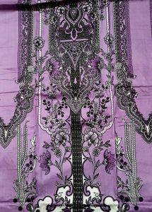 Purple Printed Pure Cotton Suit Dress Material💜