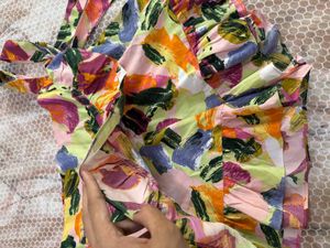 Colorful Ruffle Skort