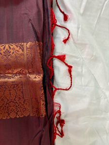 Elegant Maroon Saree