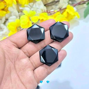 Black Obsidian Star of David Crystal