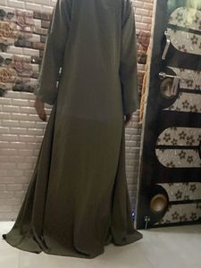 Olive Colour Full Length Burkha