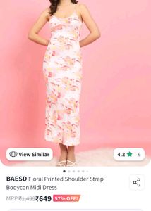 Floral Print Slip Dress