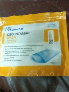 Decontaman Antimicrobial Wash Gloves