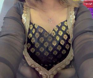 Black &amp; Gold Kurta Suit