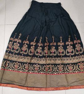 🥀Elegant Black Ethnic Skirt