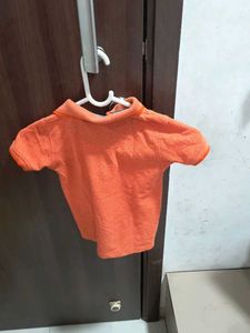 Orange Tshirt For Kids