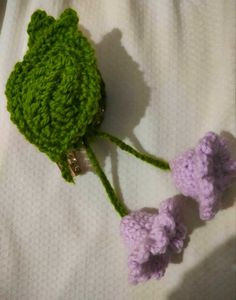 crochet hair clip