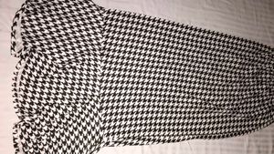 Houndstooth Print Top