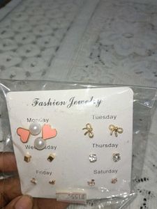 Cute Pinteresty Earring Set - 6 Pairs
