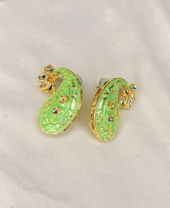 🌸 Green Kundan Necklace Set 🌸