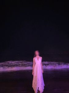 Combo Coat And Beach Dress