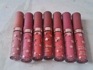 Matte Liquid Lipstick  Pack Of 7