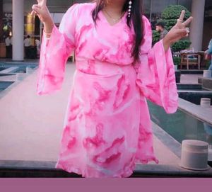 Pink Dress.. Totally Once Wear... For Sale