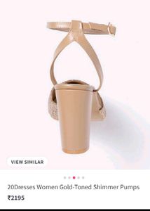 Glittery Golden Sandal