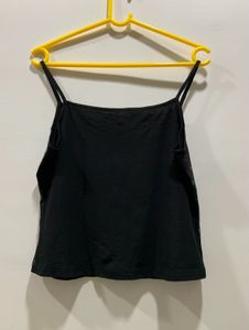 Gold &amp; Black Embellished Cami Top