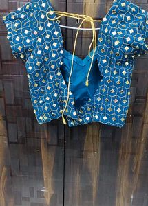 Teal Embellished Lehenga Skirt