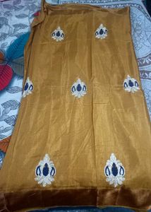Elegant Mustard Saree