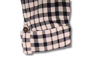 Checkered Midi Shirt Dress