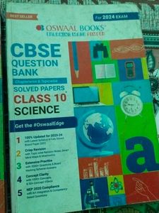Oswaal CBSE Class 10 Question Bank (Sci, SST, Math