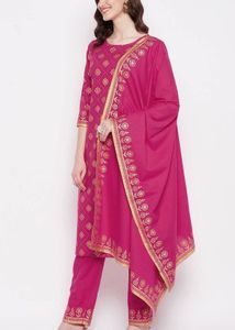 Rani Pink Kurta Set
