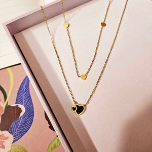 Pinteresty Layered Gold Heart Necklace