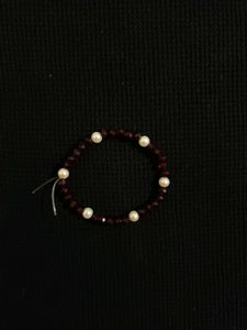 Crimson Pearl Bracelet