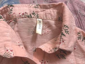 Floral Button-Down Top
