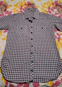 Stylish women’s checkered shirt