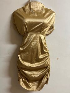 Korean Golden Party Wear One Piece💝