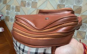 Brown backpack