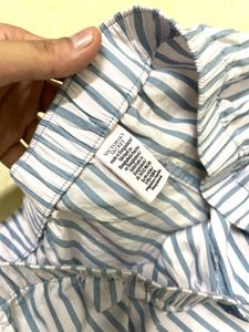 Victoria’s Secret Striped Wide-Leg Pants
