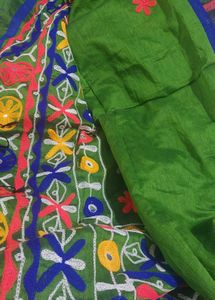 Beautiful Royal Blue Embroidered Saree