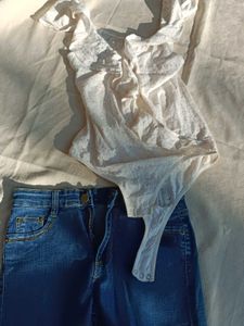 White Lace Bodysuit