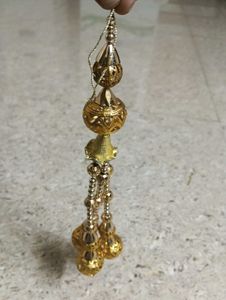 Golden Beaded Indian Tassel