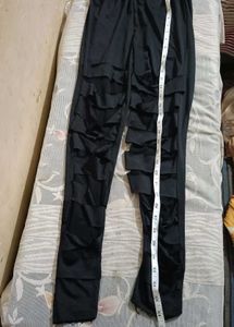 Black Tiered Ruffle Leggings