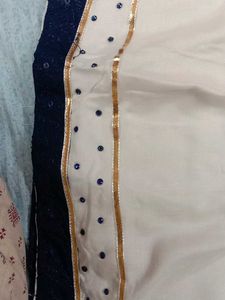 White Embroidered Gharara Pants