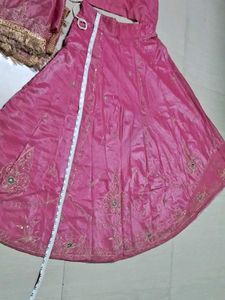 Pink Lehenga Choli Chunri