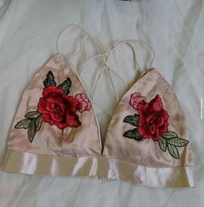 Floral Embroidered Bralette