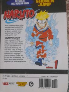 Naruto Volume 1 Manga Comics