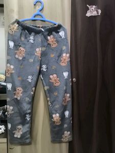 Fuzzy Pant Grey In Colour