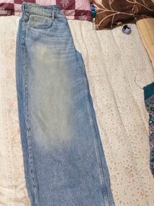 Studded Light Wash Denim Jeans