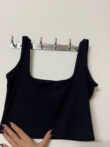 Black Crop Top