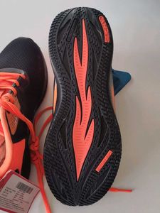 Campus Running Shoes - Black &amp; Orange